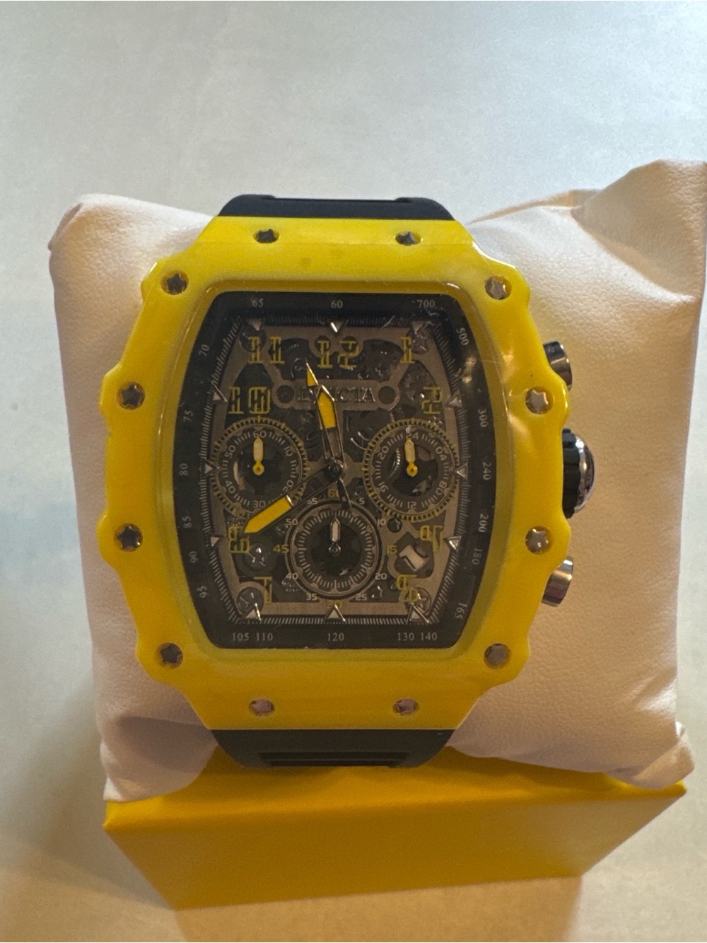 Invicta Men’s Yellow and Black Chronograph Sport Watch